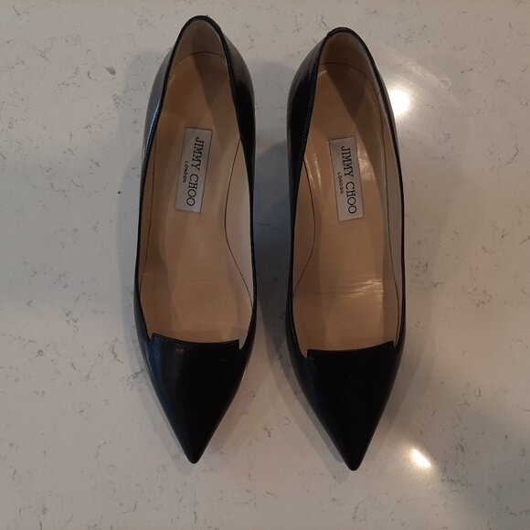 Jimmy Choo Black Romy Heels - Picture 4 of 5